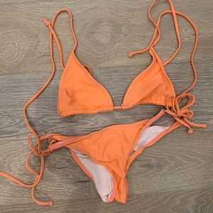 RVCA orange bikini